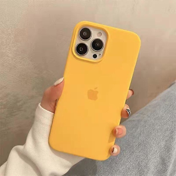 För Apple iPhone 14 PRO MAX (6.7) Flytande Silikon Skal