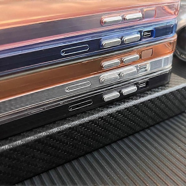 För iPhone 15 3D IMD Vatten Ripple TPU + Akryl Elektropläterat Telefonfodral