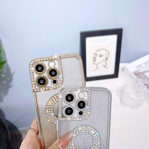 Diamant Gradient Telefoncover til iPhone 14 Pro