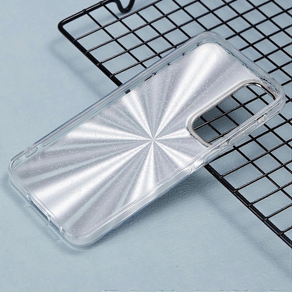 Til Samsung Galaxy S25 Case Laser TPU PC Telefon Cover Elektroplettering Sommerfuglemønster - AB1