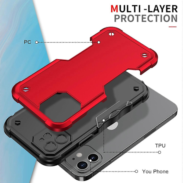 Skridsikkert Armor-telefoncover til iPhone 12 mini