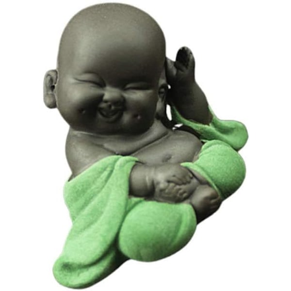 Buddha-patsas, naurava Buddha, veistos, onnekas terveys