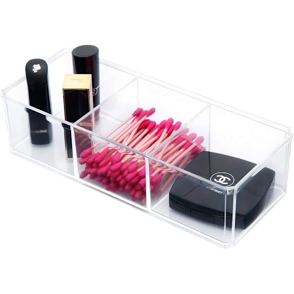 Makeup organizer badeværelsesskab med 3 rum
