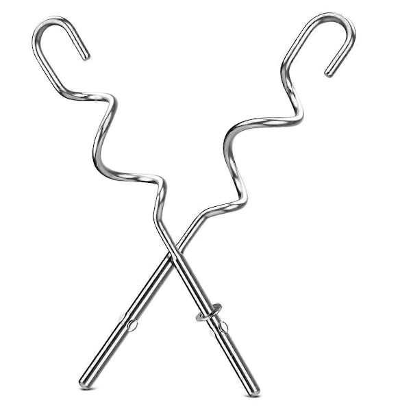 Degkrokar för Handmixer Ersättning för Handmixer Degkrokar KHM512, Degkrokar i Rostfritt Stål