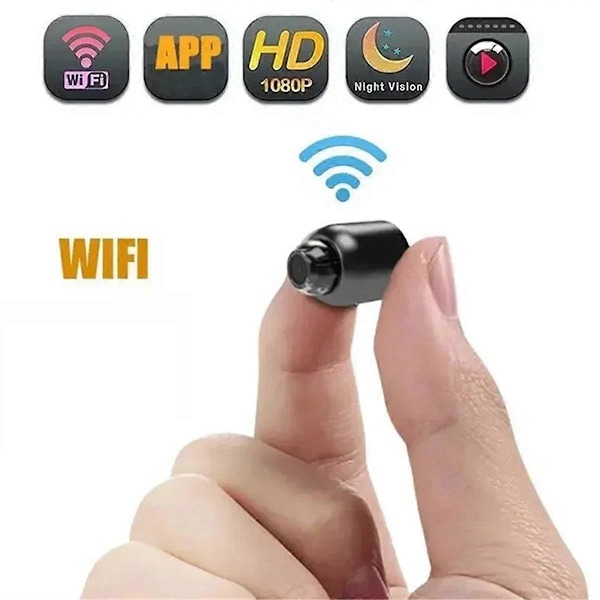 Mini 1080P HD -kamera WiFi Langaton Yönäkö Liiketunnistus Videokamera Kodin Turvakamera