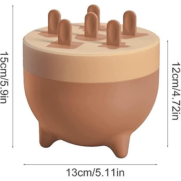 Ispinneform, PBA-fri ispinneform, 6 hulrom plastisform