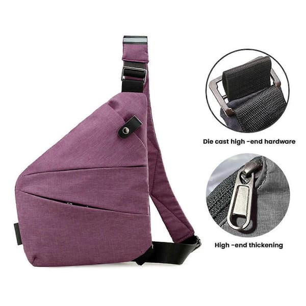 Ny Wander Stöldskydds Resväska Sling Bag Resväska