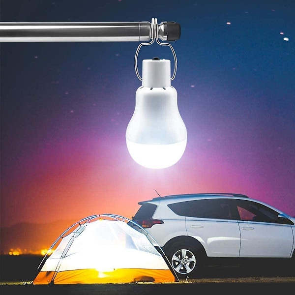 2 kpl aurinkoenergialla toimivia LED-lamppuja puutarhavajoille, taskulampuille