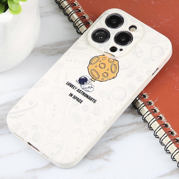 Rumfartsmønster Telefoncover til iPhone 14 Pro Max (Dejlig Astronaut)