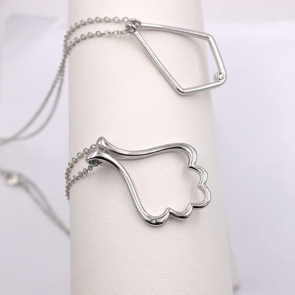 Ringhållare Halsband för Kvinna Flicka Ringhållare Halsband