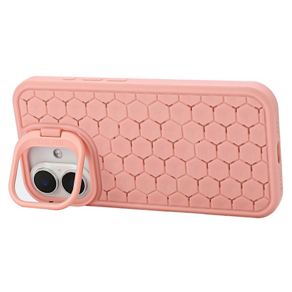 For iPhone 16 Cover med Støttefod og Varmeafledning TPU Telefoncover