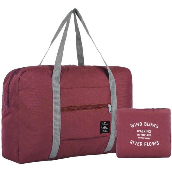 Sammenleggbar Bag - Rødvin, rød