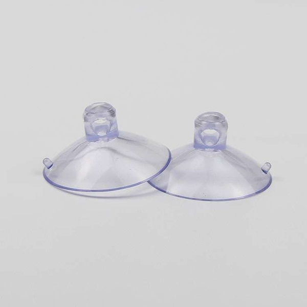 20 små sugproppar av transparent plast - 35mm Transparent