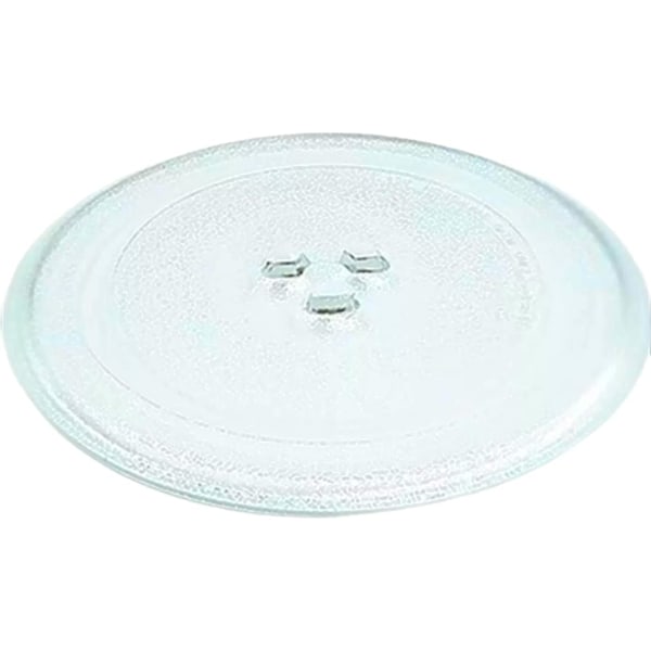 Mikroaaltouunin lautanen - 255 mm mikroaaltouunin pyörivä lasialusta 3 kiinnikkeellä, naarmuuntumaton lautanen