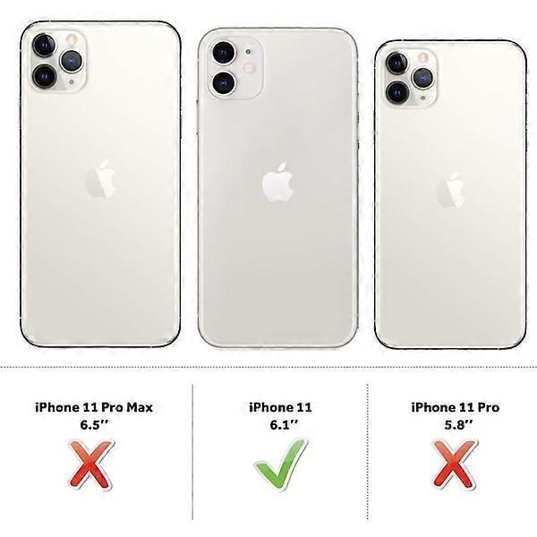 iPhone 11 - Läpinäkyvä TPU