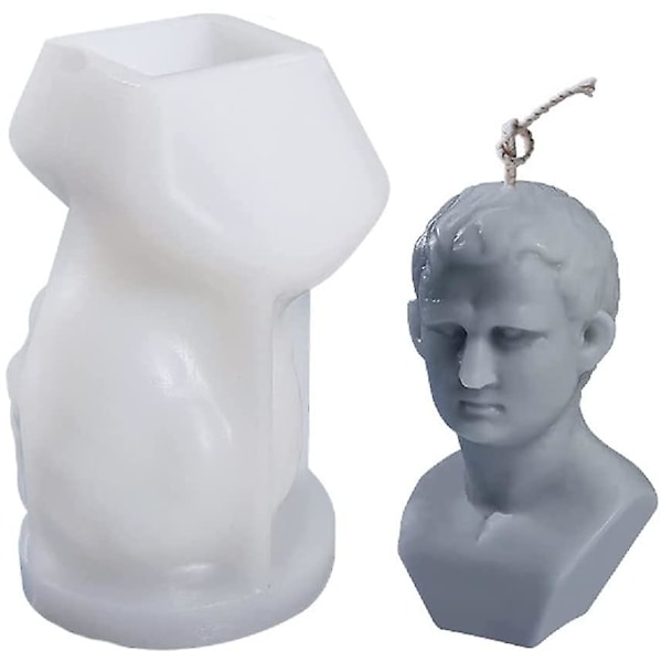 Silikonlysform, 3D byste statueform