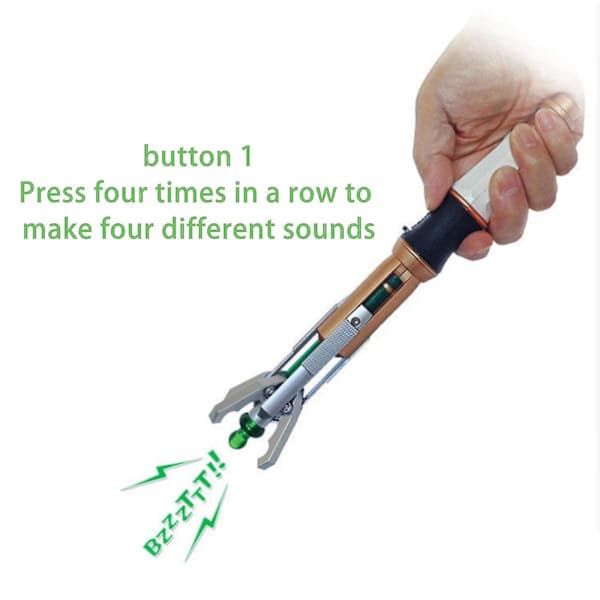 Doctor Who The Twelfth Doctor's Sonic Screwdriver Model Ljus Ljud Leksak Kb 12:e Generationen