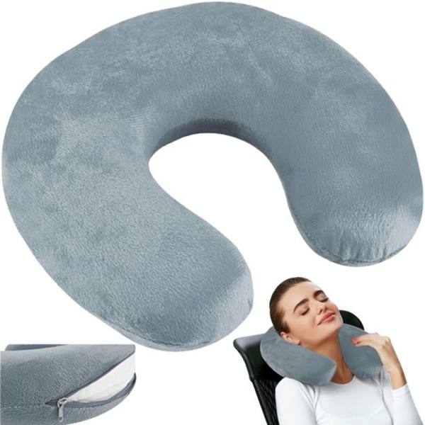 Resekudde med Memory Foam / Nackkudde - Kudde för Resor
