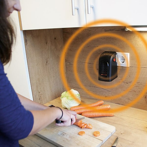Effektiv mini-värmare som