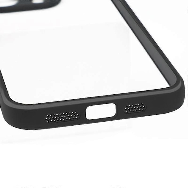 Ohut iPhone 15 Pro Max -kotelo TPU+PC Kirkas pölytiivis puhelinkuori