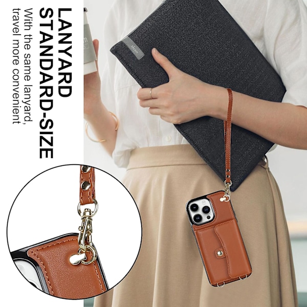 Crossbody-puhelinlaukku iPhone 13 Pro Maxille