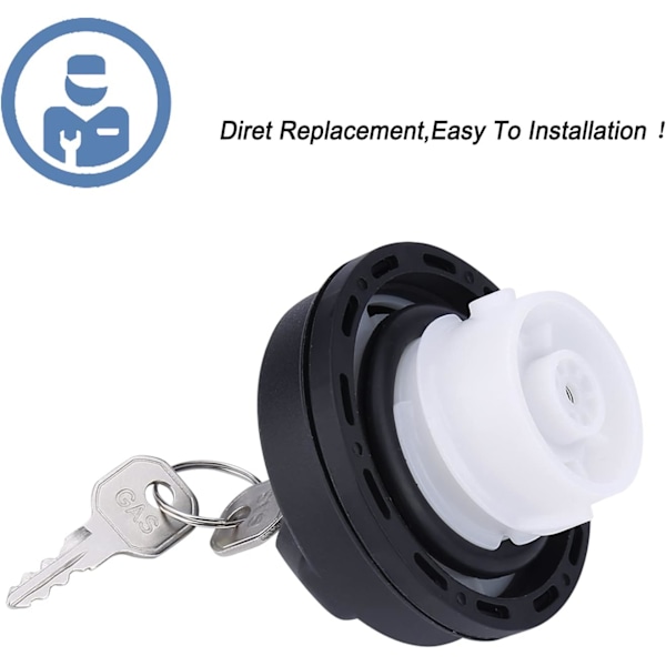 Drivstofftanklokk med lås for Dodge Jeep Chrysler 05278655AB