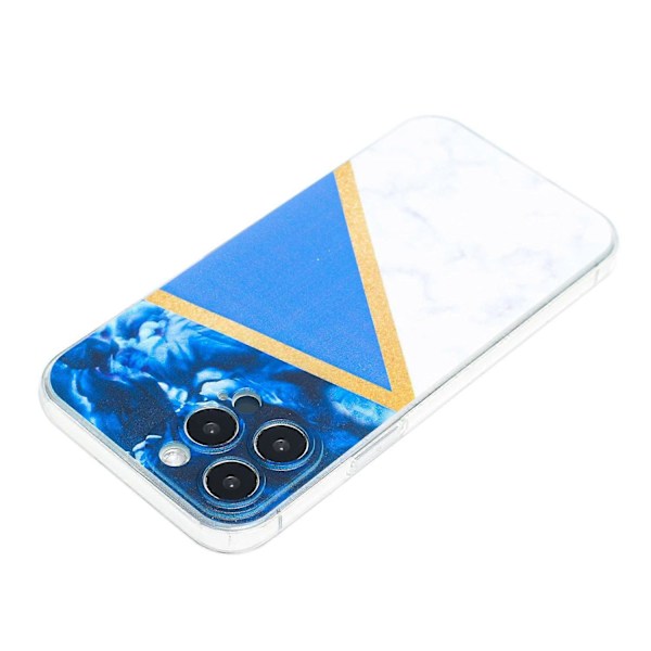 Ommeltu marmori TPU puhelinkotelo iPhone 14 Pro Maxille