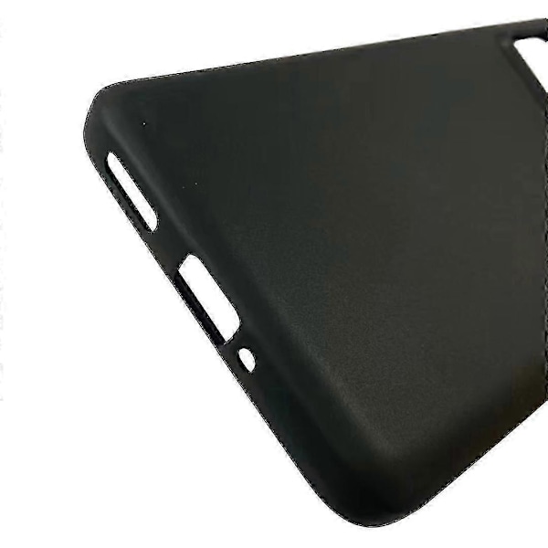 TPU-skal för Xiaomi 13T Pro, matt telefonfodral stötsäkert baksida (stort hål för bakre linsen) - svart