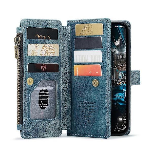 Til iPhone 14 Plus CaseMe C30 Multifunktionelt Telefon Læder Etui