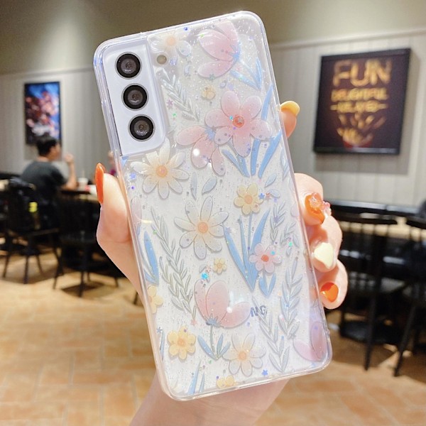 Fräscht Blomfodral för Samsung Galaxy A53 5G