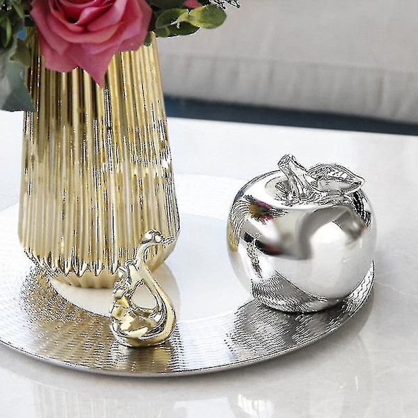 Keramisk Æble Ornament Ornament Rekvisitter Hjem Dekorationer
