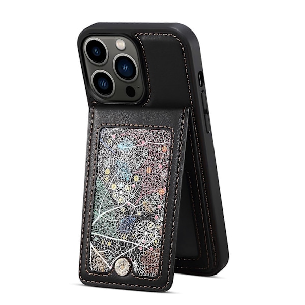 Telefondeksel med kortholder for iPhone 14 Pro Max
