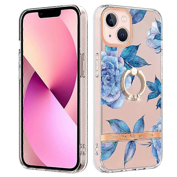 Ring IMD Blommor TPU-skal för iPhone 14 Plus