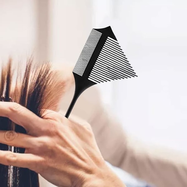 Hårstylingverktyg Höglysningskam Dubbelsidig DIY Hårfärg