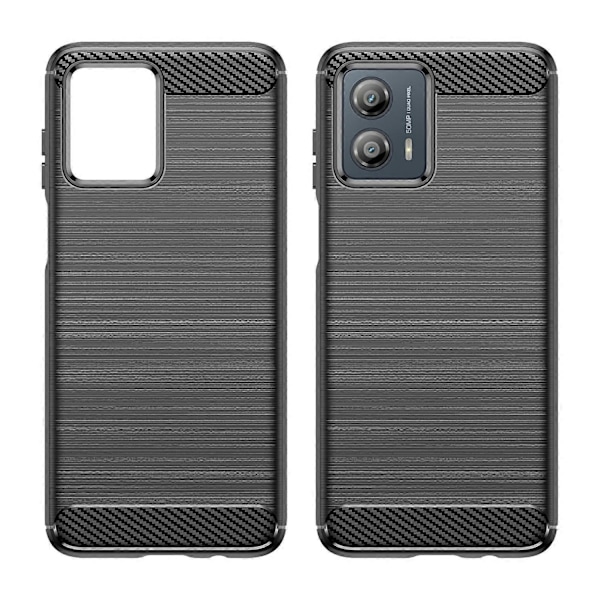 Borstat Kolfiber TPU-skal med Textur för Motorola Moto G53