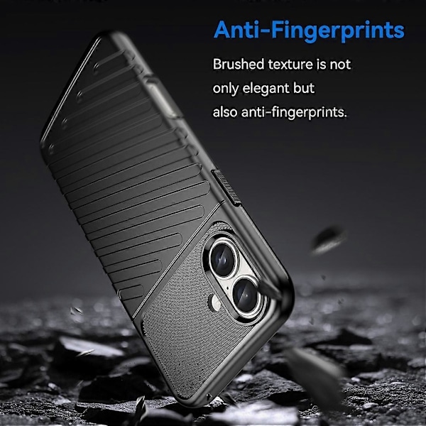 Thunderbolt TPU -puhelinkotelo iPhone 16 Plus -puhelimelle
