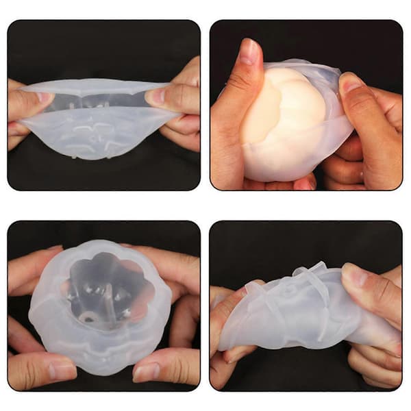 3D Græskar Silikone Lysform, Resin Støbeform til DIY Lys, Gips Ornamenter, Halloween Håndværk C invincible C invincible