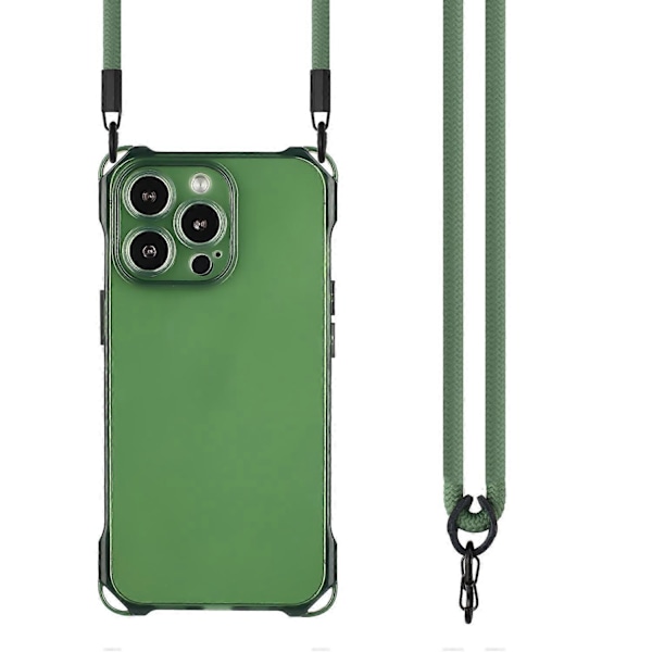iPhone 14 Pro Max -puhelimen kotelo, joustava TPU-puhelinkuori ripustusnarulla
