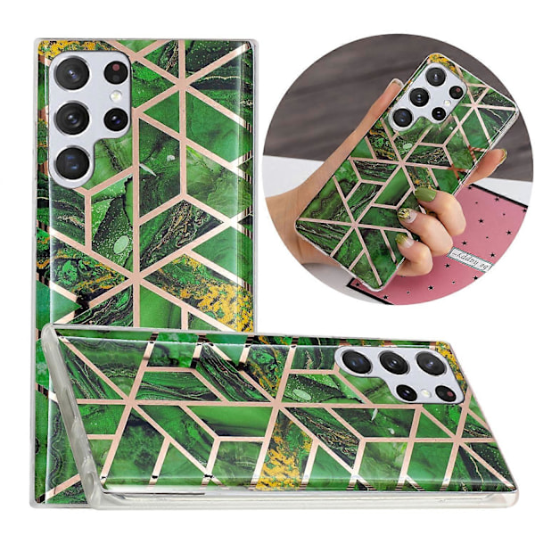 Elektropläterat TPU-skyddsfodral för Samsung Galaxy S22 Ultra 5G