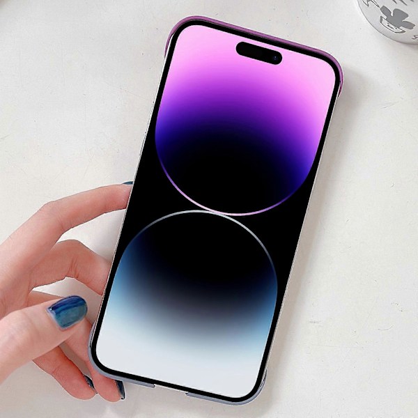Kehyksetön Gradientti Puhelinkotelo iPhone 11:lle, ihon tuntu