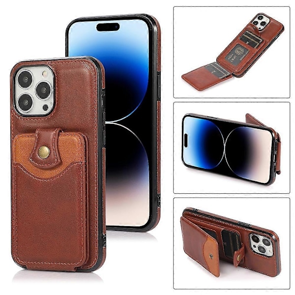 Mjukt plånboksfodral för iPhone 14 Pro