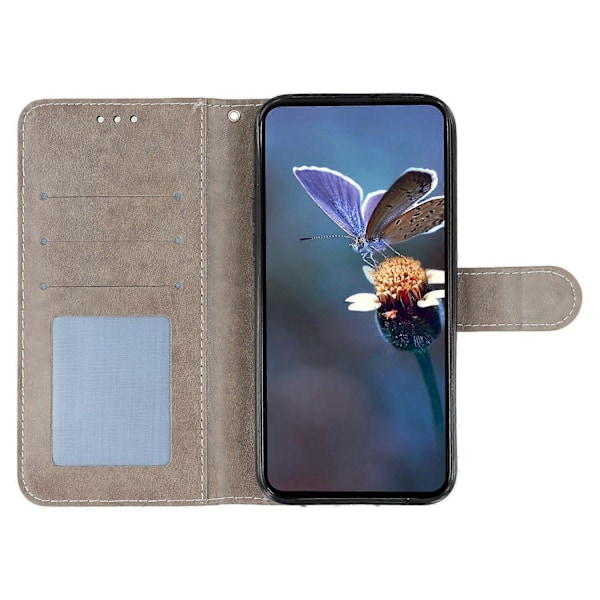 Til iPhone 16e Etui Blonde Blomster PU Læder Flip Wallet Telefon Cover