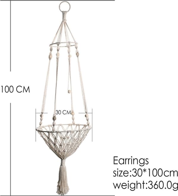Katte-hengeseng med diameter 30 cm