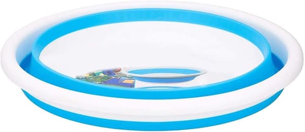 Foldbar 5L Medium Rund Vaskebalje Multi Purpose (Blå)