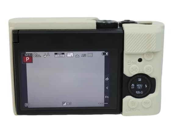 Lumix TZ99 Silikonskydd - Stöttåligt, Slimmat, Kameraväska, Hållbart, Mjukt Vit White