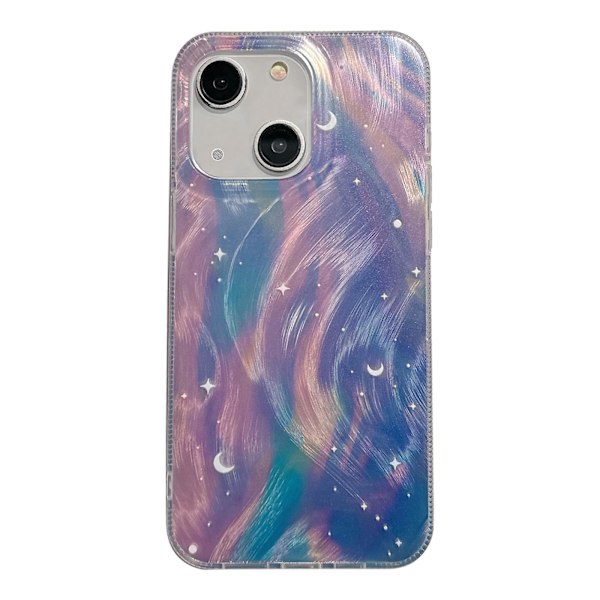 Dobbeltlags Gradient Drøm Stjerne Akryl Hybrid TPU Telefon Cover til iPhone 12