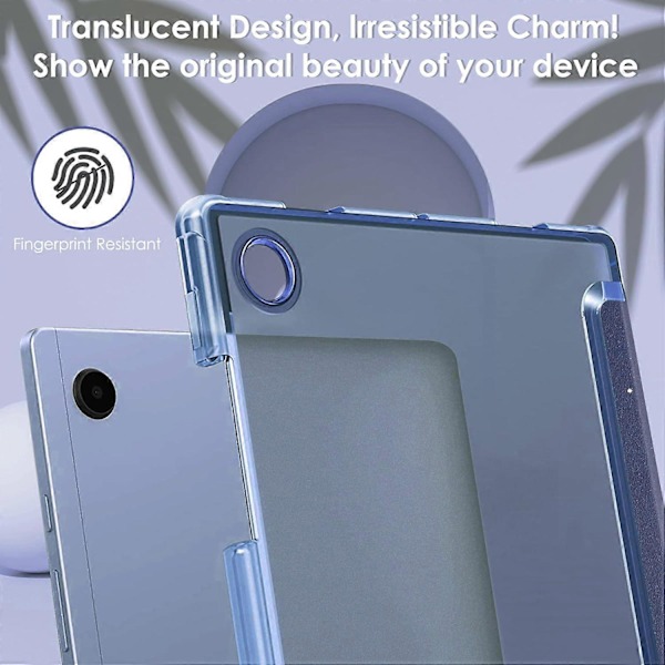 Fodral Kompatibelt med Samsung Galaxy S7/S8/11\" Tablet Läder Slim Genomskinligt Hårt Fodral AVCE Ställ Skyddande Skal för 11'' Samsung Galaxy S7/S8 11''