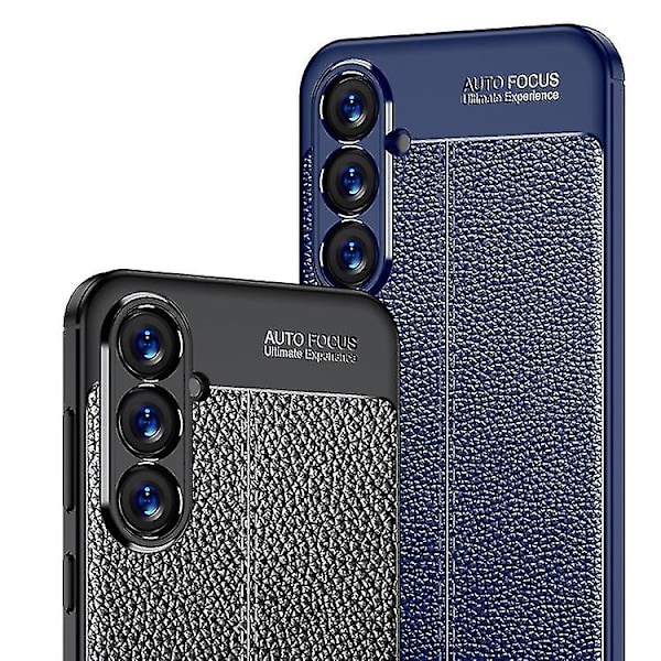För Samsung Galaxy S23 Fe 5g Litchi Textur Stötsäkert TPU Mobilskal
