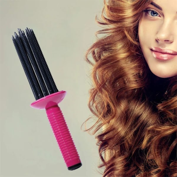 Luftvolumen Hår Fluffy Styling Curler Kam Hår Curler Kam Varmløs Krøllerulle Hårstylingværktøjer Til Kvinder