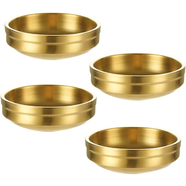 4-pak 100 ml dobbelveggs mini sausbøtter